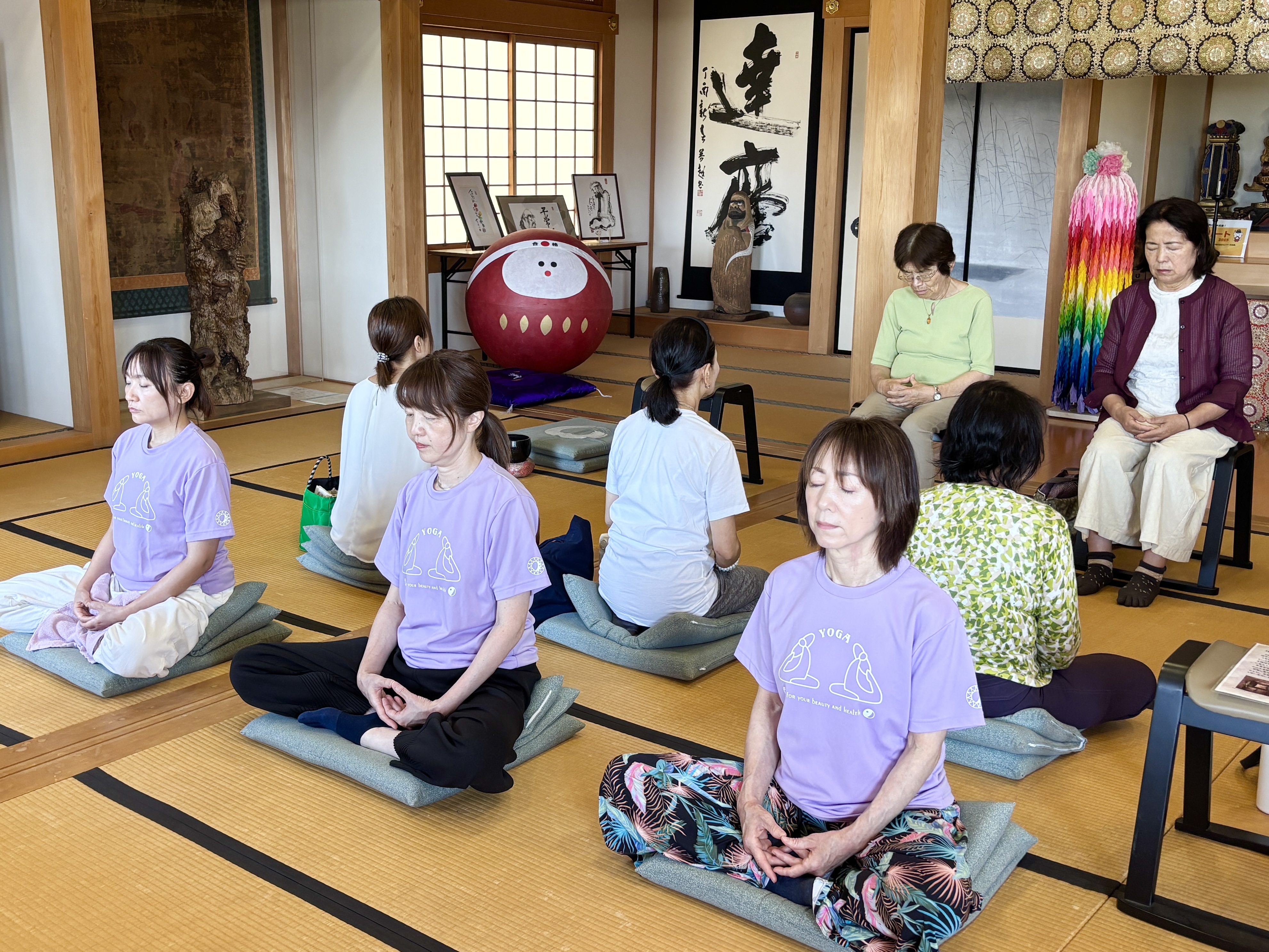 達磨寺の座禅体験 たくさんご参加ありがとうございました！ - 奈良香芝